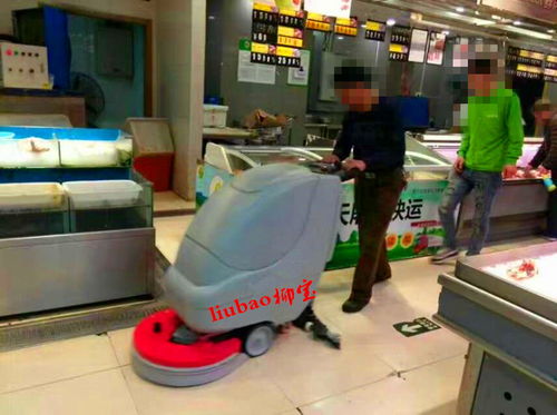 柳宝工厂手推式电动洗地机 高效清洁新选择